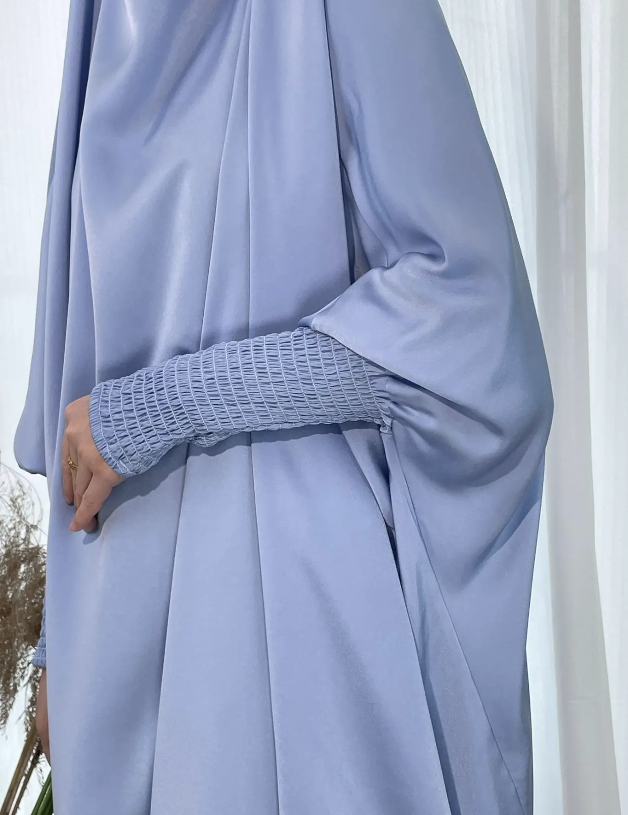 Blue One Piece Jilbab