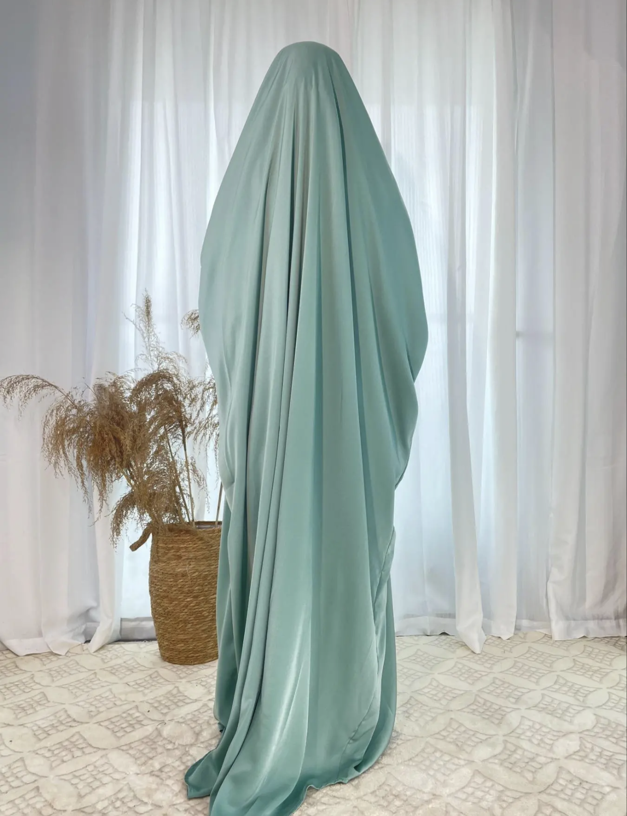 Mint Green One Piece Jilbab