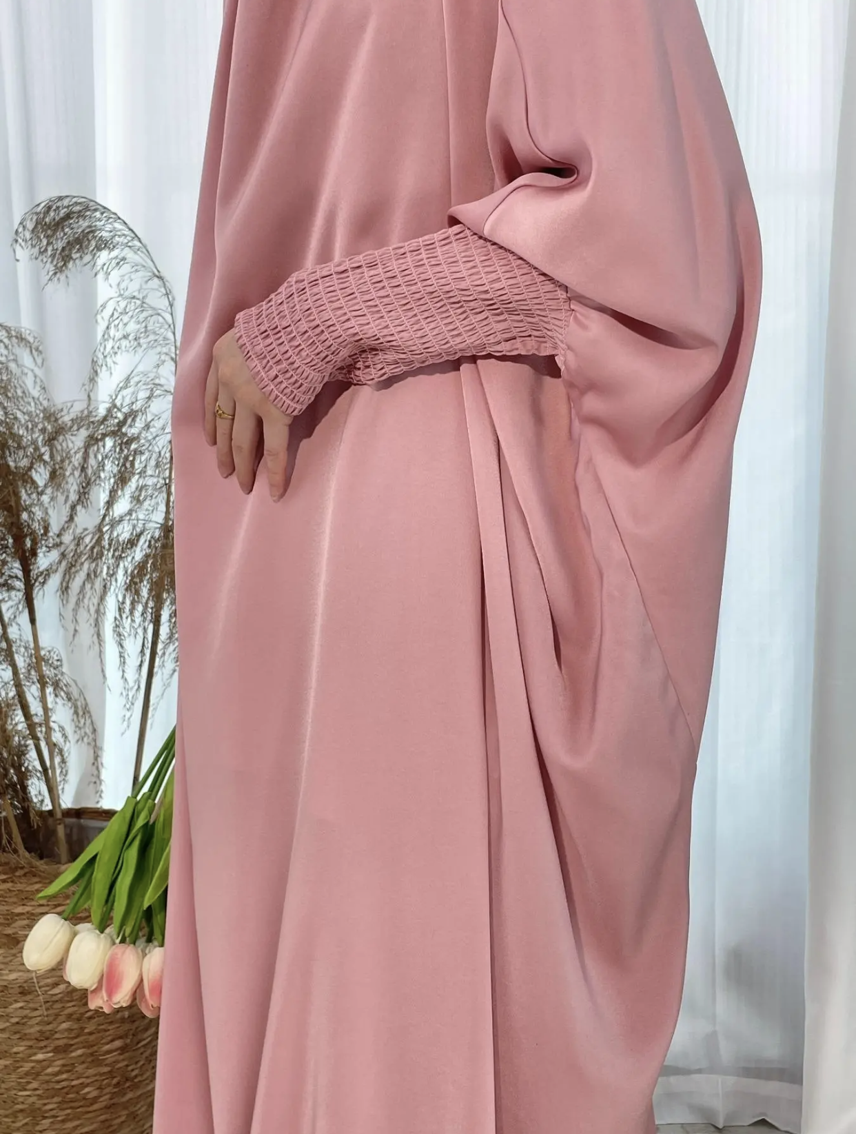 Pink One Piece Jilbab