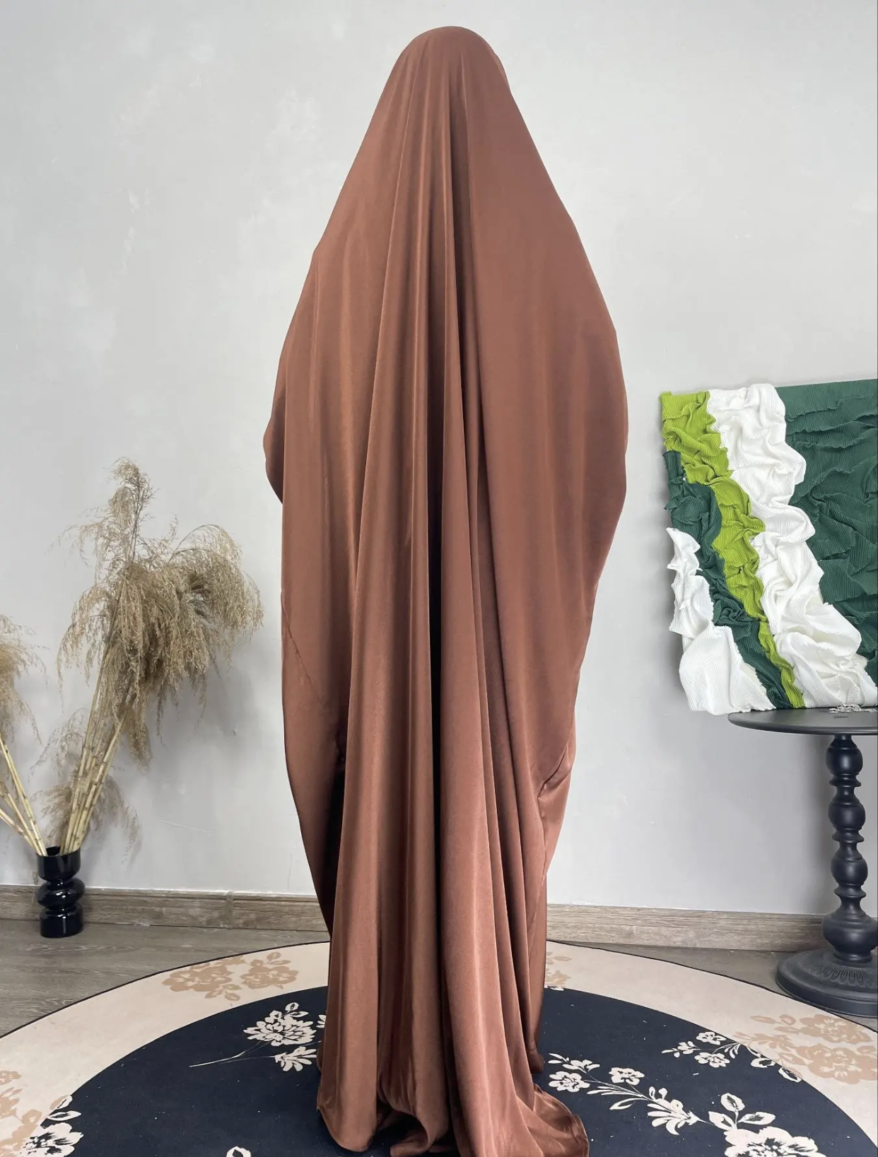 Coffee Brown One Piece Jilbab