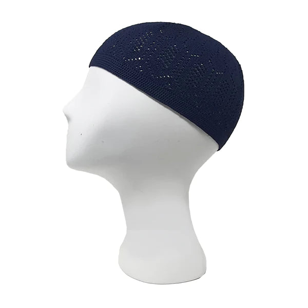 Navy Mercan Prayer Hat