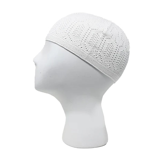 White Mercan Prayer Hat